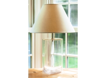 CONTEMPORARY GLASS TABLE LAMP