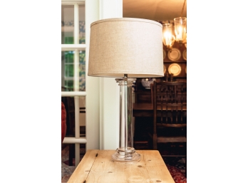CONTEMPORARY LUCITE TABLE LAMP