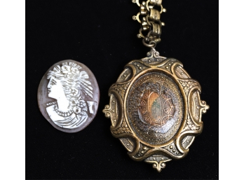 PERSIAN NECKLACE with CAMEO