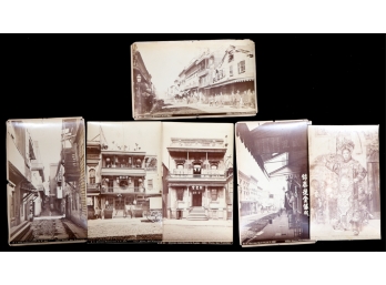 (6) PHOTO CABINET CARDS of SAN FRANCISCO by TABOR