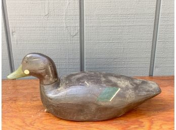 CARVED AND PAINTED GREEN-WINGED TEAL DECOY