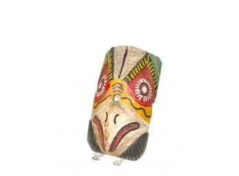 CARVED & PAINTED PACIFIC NORTHWEST HAWK MASK