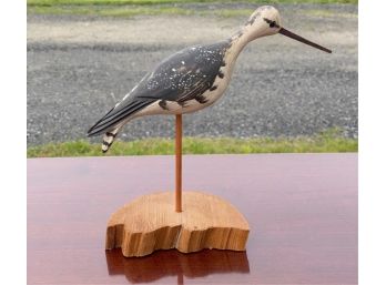 WILL KIRKPATRICK CARVED AND PAINTED SHOREBIRD
