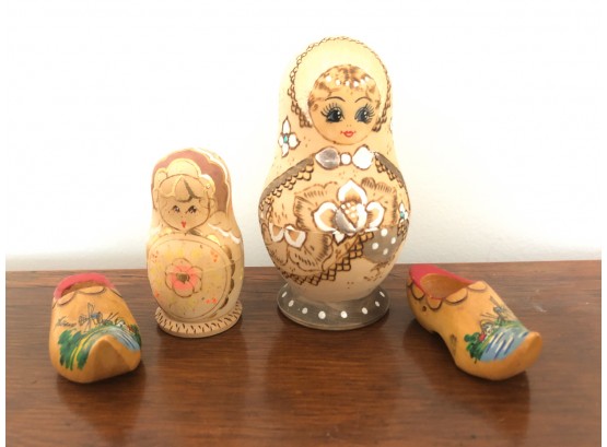 DUTCH SHOES AND RUSSIAN NESTING DOLLS