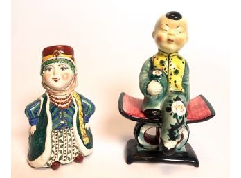 LEFTON'S JAPANESE AND RUSSIAN CERAMIC FIGURINES