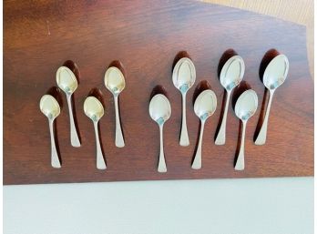 (2)SETS Of SILVER PLATE DEMITASSE SPOONS