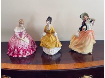 (3) LATE ROYAL DOULTON  FIGURINES
