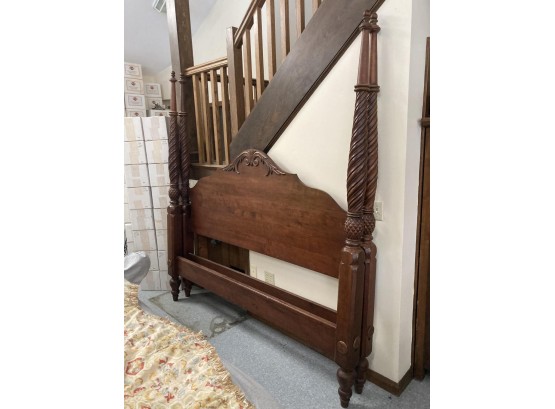 LATE 20THc ETHAN ALLEN KING SIZED BED