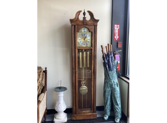LATE 20TH C HOWARD MILLER GRANDFATHER CLOCK