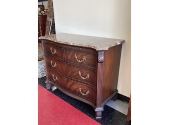 COUNCIL FURNITURE MARBLE TOP CHEST OF DRAWERS