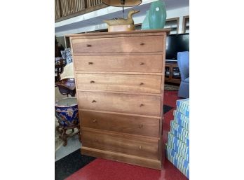 LATE 20THc LEOPOLD STICKLEY CHERRY TALL CHEST
