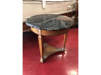 20THc MARBLE TOP OCCASIONAL TABLE