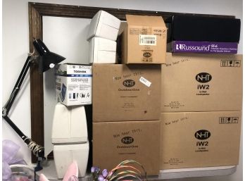 NEW/USED NHT OUTDOOR & IN WALL SPEAKERS W/ OTHERS