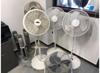 (5) FANS AND (3) AIR PURIFIERS