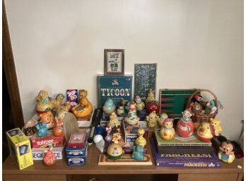 LARGE GROUP OF TOYS AND GAMES, SOME VINTAGE