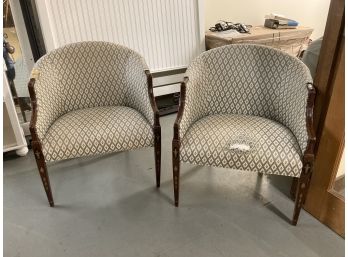 LATE 20THc PAIR SOUTHWOOD FURNITURE CHAIRS