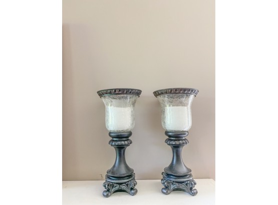 PAIR OF CANDLESTANDS
