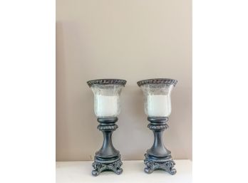 PAIR OF CANDLESTANDS