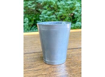 HALLMARKED PEWTER WATER CUP