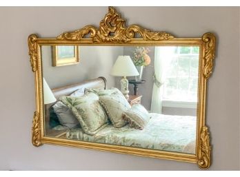 FINE QUALITY GILT CARVED ITALIAN HANGING MIRROR