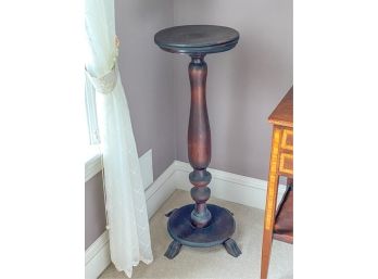 CARVED AND TURNED VICTORIAN PEDESTAL