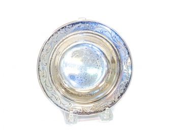 STERLING SILVER TOWLE DISH WITH BORDER DECORATION