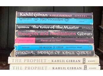 COLLECTION OF (9) KHALIL GIBRAN BOOKS