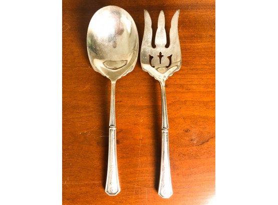 (2) STERLING SILVER SERVING PIECES