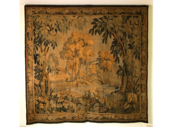 ANTIQUE TAPESTRY WALL HANGING