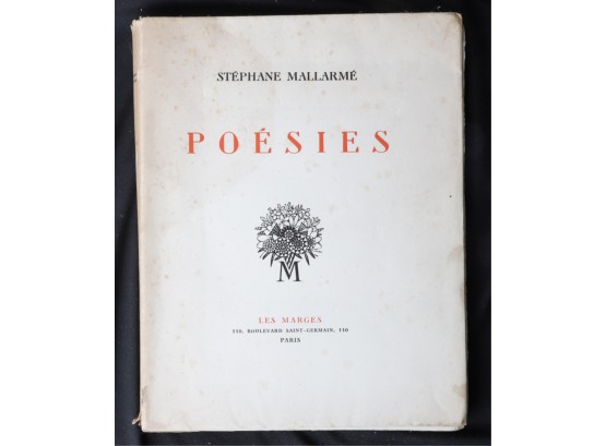 STEPHANE MALLARME 'POESIES' Ltd. Ed. 1926
