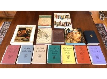 LOT BOOKS ON ART, MUSIC, MAPS AND ANTIQUES