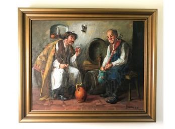 SIGNED HORATH GH OIL ON CANVAS