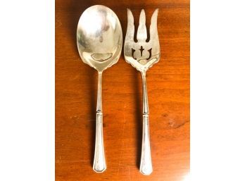 (2) STERLING SILVER SERVING PIECES