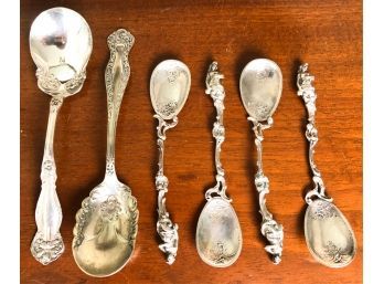 (6) SILVER PLATED SPOONS