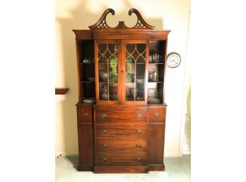 PAINE FURNITURE BREAKFRONT CABINET