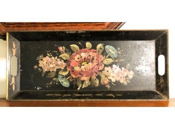 HAND PAINTED TOLEWARE TRAY