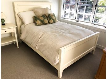 FULL SIZED BED IN DISTRESSED PAINT