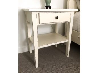 (1) DRAWER NIGHT STAND with LOWER SHELF