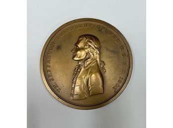 TH. JEFFERSON PRES. PEACE AND FRIENDSHIP MEDAL