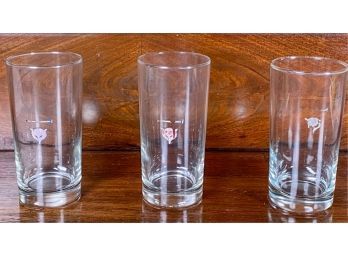 SET (3) MYOPIA HUNT CLUB WATER GLASSES