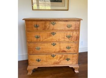 (4) DRAWER CHIPPENDALE CHEST ON OGEE FEET