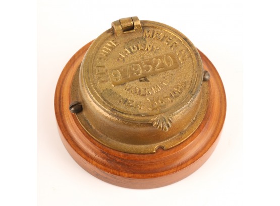 BRASS WATER METER COVER By  NEPTUNE METER CO NY