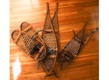 (3) PAIR OF VINTAGE SNOWSHOES including C.A. Lund