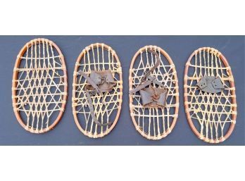 (2) PAIRS OF GUT STRUNG SNOWSHOES