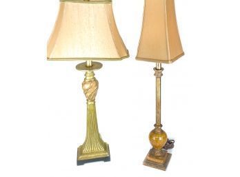 (2) NICE QUALITY DECORATIVE TABLE LAMPS