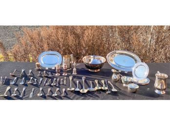 MISC LOT OF SILVER PLATED WARES