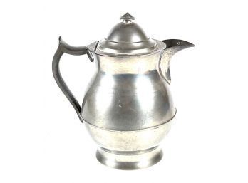 (19th c) PEWTER PITCHER