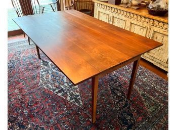 BENCH MADE CHERRY DROP LEAF HARVEST TABLE