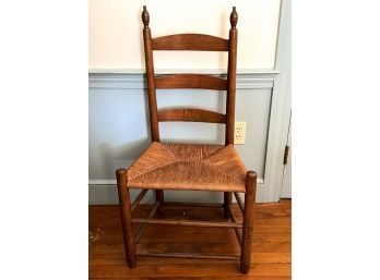 COUNTRY LADDERBACK SIDE CHAIR