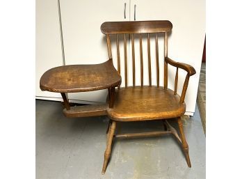 WINDSOR CHAIR with WRITING SURFACE